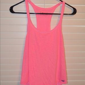 Hollister Pink razorback tank